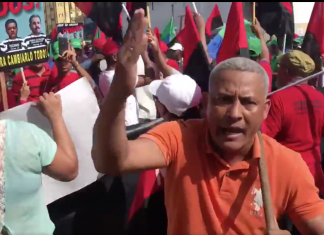 Dominican Republic: Protesters Denounce their Government’s siding with Trump against Venezuela