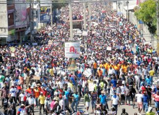 Facing Ever-Larger Demonstrations, De Facto President Jovenel Moïse Tries to Hang On to Power